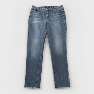 Nine West Jeans Woman’s Size 10 Gramercy Skinny Ankle Mid Rise Stretch 30x25.5